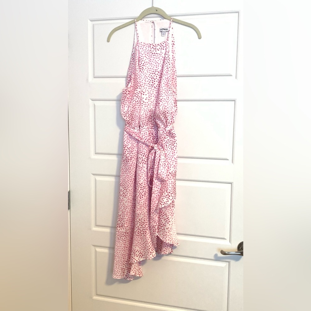 Express tie wast heart dress, Size L